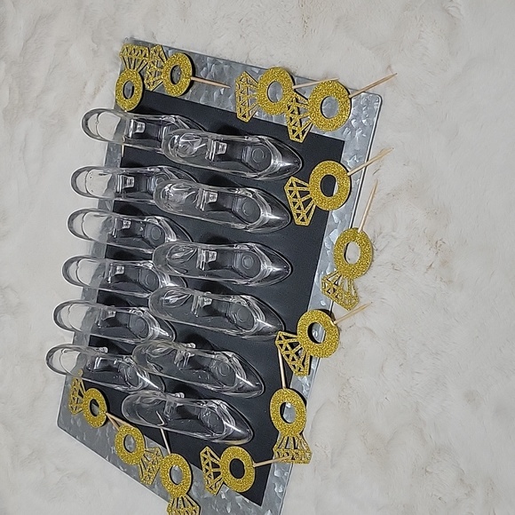 Plastic Crystal Heels and Engagement Ring Picks - Picture 2 of 12